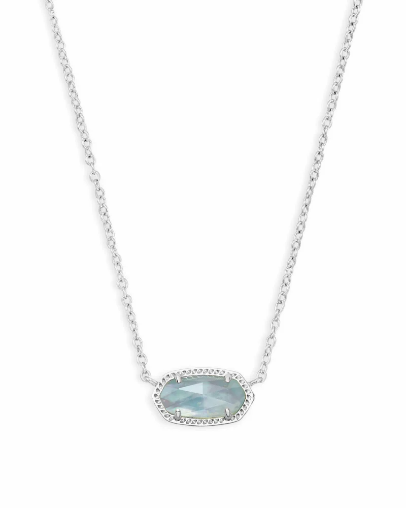 Brighton Lovable Necklace Silver-Aquamarine