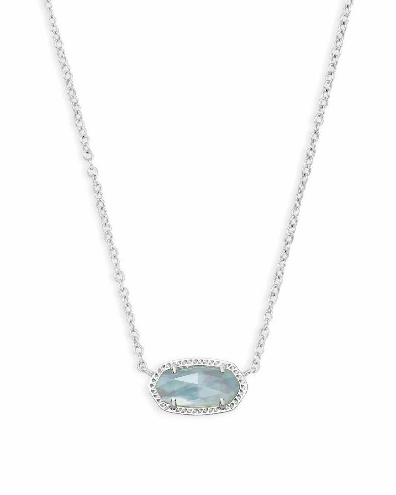 Kendra Scott Illinois Pendant Necklace in Sterling Silver