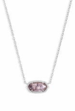 KENDRA SCOTT DESIGN Elisa Silver Pendant Necklace in Amethyst KENDRA SCOTT DESIGN Elisa Silver Pendant Necklace in Amethyst
