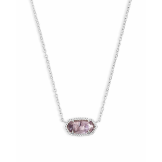 KENDRA SCOTT DESIGN Elisa Silver Pendant Necklace in Amethyst