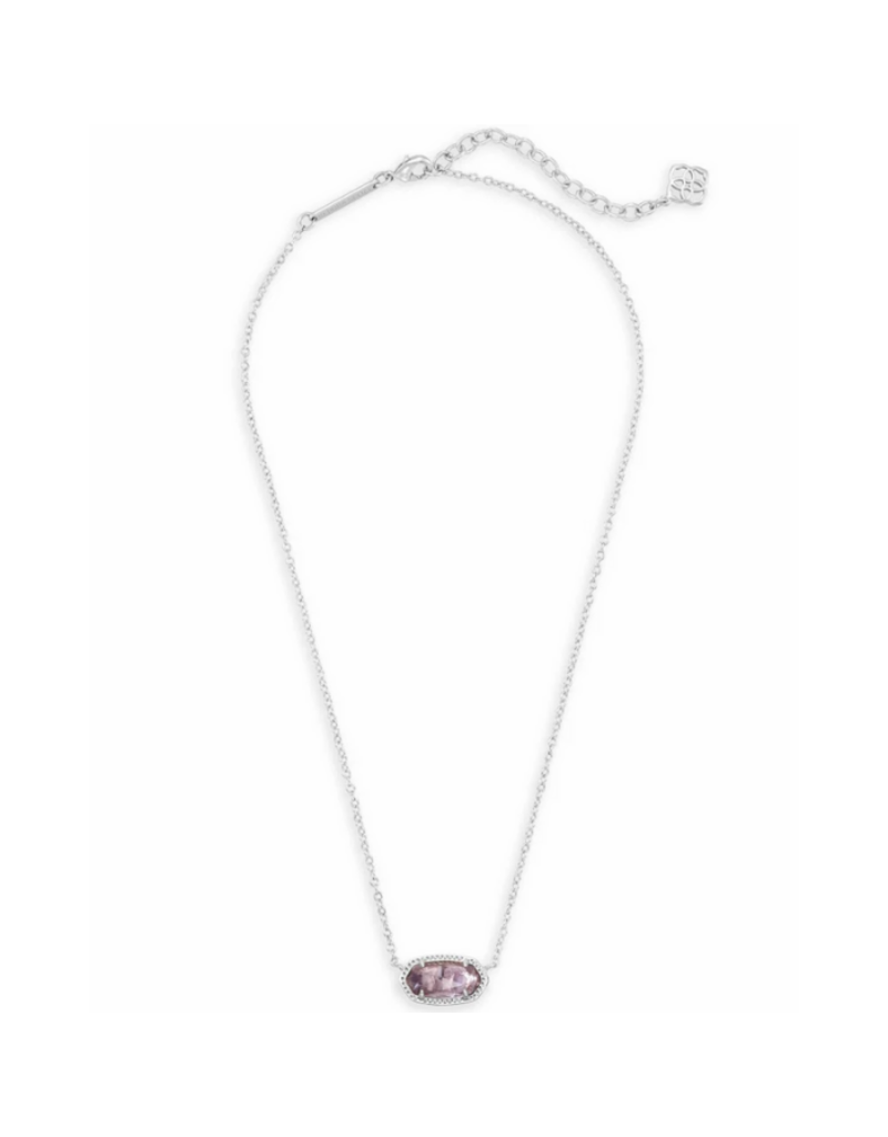 KENDRA SCOTT DESIGN Elisa Silver Pendant Necklace in Amethyst
