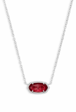 KENDRA SCOTT DESIGN Elisa Silver Pendant Necklace in Berry