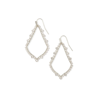 KENDRA SCOTT DESIGN Sophee Silver Crystal Drop Earrings