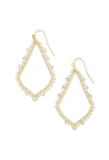 KENDRA SCOTT DESIGN Sophee Gold Crystal Drop Earrings