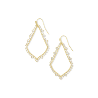 KENDRA SCOTT DESIGN Sophee Gold Crystal Drop Earrings