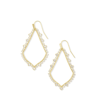 KENDRA SCOTT DESIGN Sophee Gold Crystal Drop Earrings