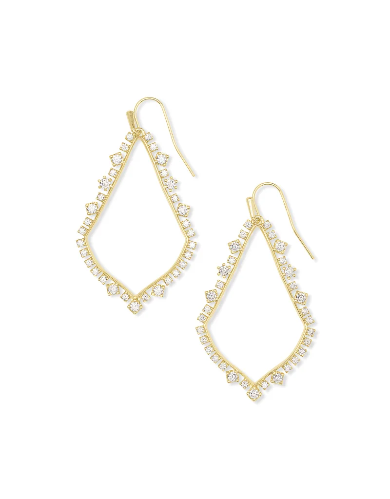 KENDRA SCOTT DESIGN Sophee Gold Crystal Drop Earrings