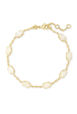 KENDRA SCOTT DESIGN Emilie Gold Chain Bracelet in Iridescent Drusy