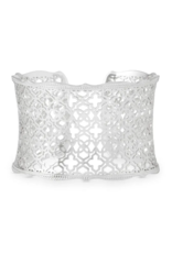 KENDRA SCOTT DESIGN Candice Silver Cuff Bracelet in Silver Filigree Mix KENDRA SCOTT DESIGN Candice Silver Cuff Bracelet in Silver Filigree Mix