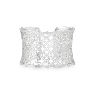 KENDRA SCOTT DESIGN Candice Silver Cuff Bracelet in Silver Filigree Mix