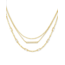 Addison Gold Triple Strand Necklace
