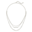 Addison Silver Triple Strand Necklace