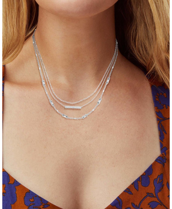 Kendra Scott Addison Silver Triple 
