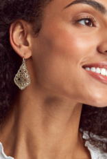 KENDRA SCOTT DESIGN Addie Gold Drop Earrings in Gold Filigree Mix