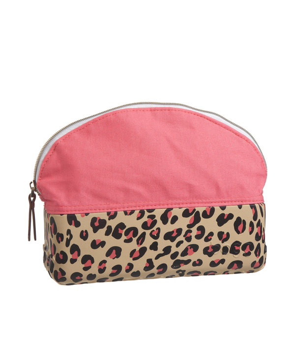 Beauty and the Bogg Cosmetic Bag in PINK leopard