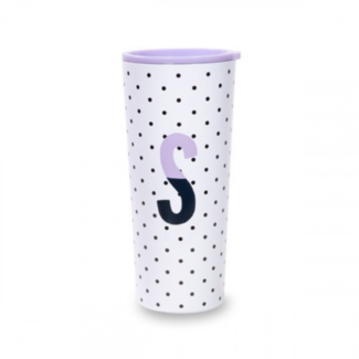 KATE SPADE Sparks of Joy Initial "S" Tumbler