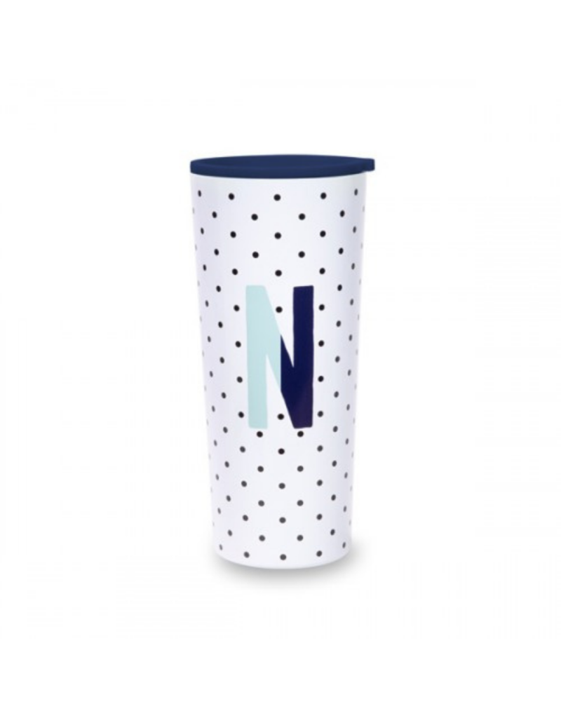 Sparks of Joy Initial "N" Tumbler