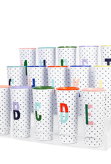 Sparks of Joy Initial "E" Tumbler