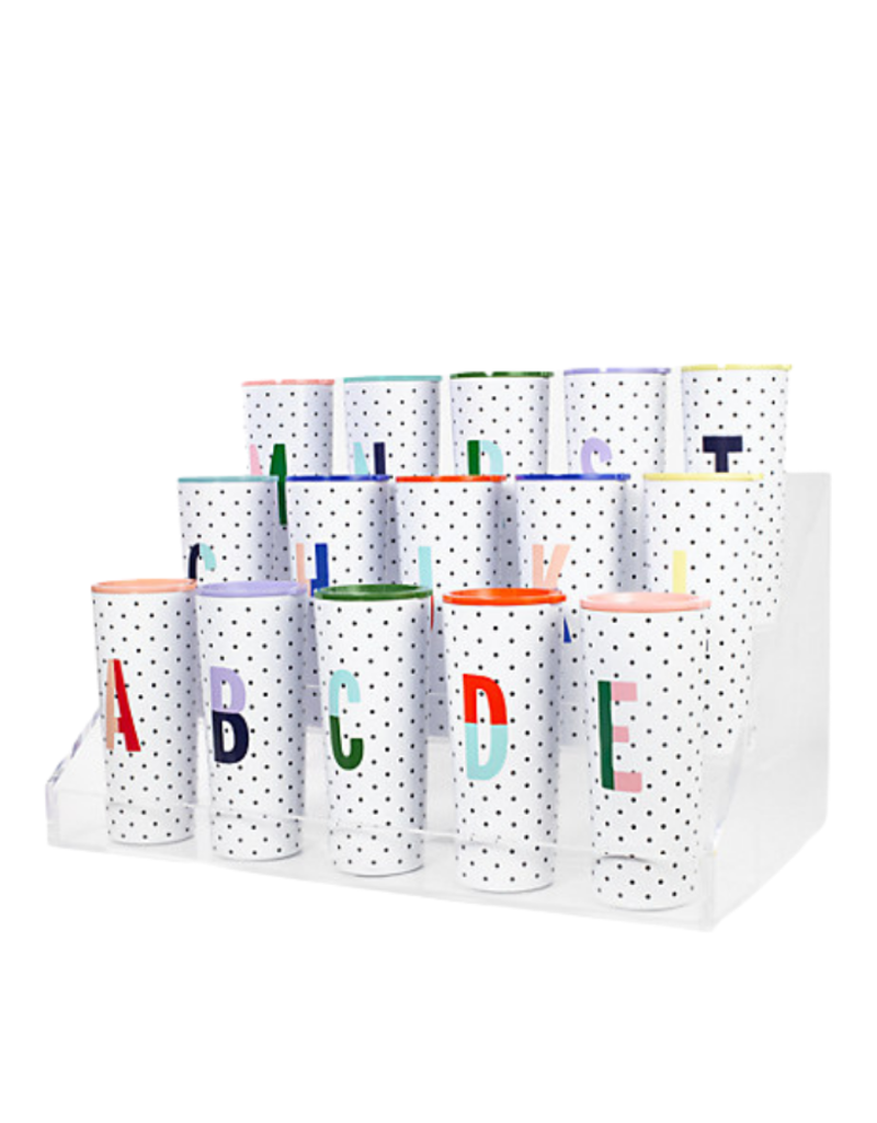Sparks of Joy Initial "E" Tumbler