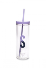 Sparks of Joy Initial "S" Straw Tumbler