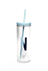 Sparks of Joy Initial "N" Straw Tumbler Sparks of Joy Initial "N" Straw Tumbler
