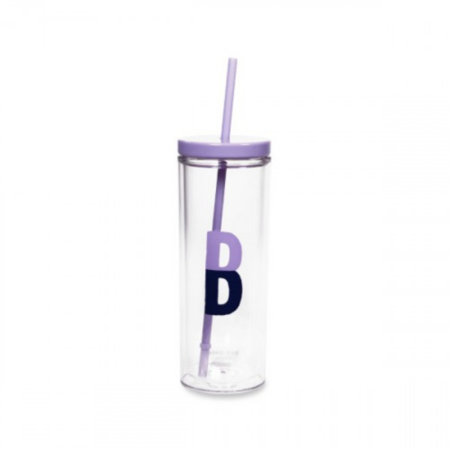 Sparks of Joy Initial "B" Straw Tumbler