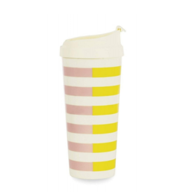 Two Tone Stripes Thermal Mug