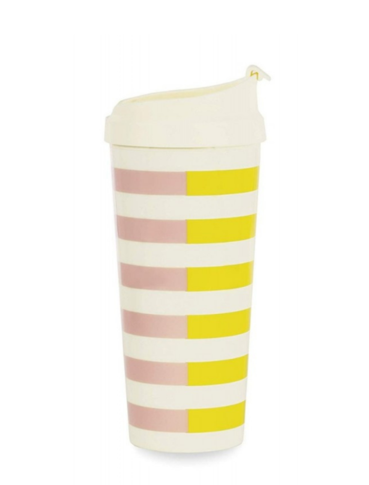 Two Tone Stripes Thermal Mug