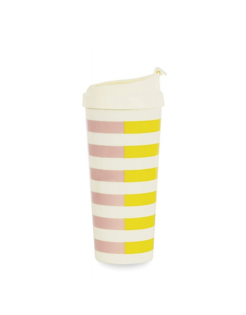 Two Tone Stripes Thermal Mug
