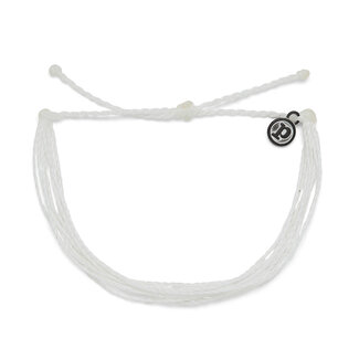 PURA VIDA Solid Original Bracelet in White