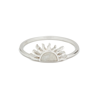 PURA VIDA Half Sun Ring in Silver