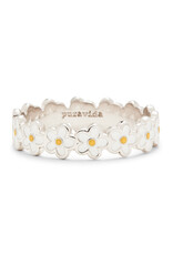 PURA VIDA Painted Blooms Ring in Silver