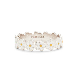 PURA VIDA Painted Blooms Ring in Silver