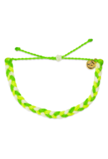 PURA VIDA Multi Braided Bracelet in Lemon Lime