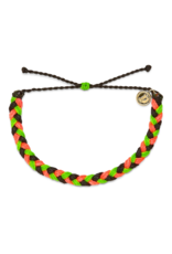 PURA VIDA Multi Braided Bracelet in Watermelon