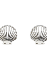 PURA VIDA Delicate Shell Stud Earrings