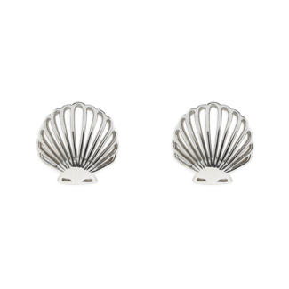PURA VIDA Delicate Shell Stud Earrings