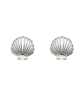 PURA VIDA Delicate Shell Stud Earrings
