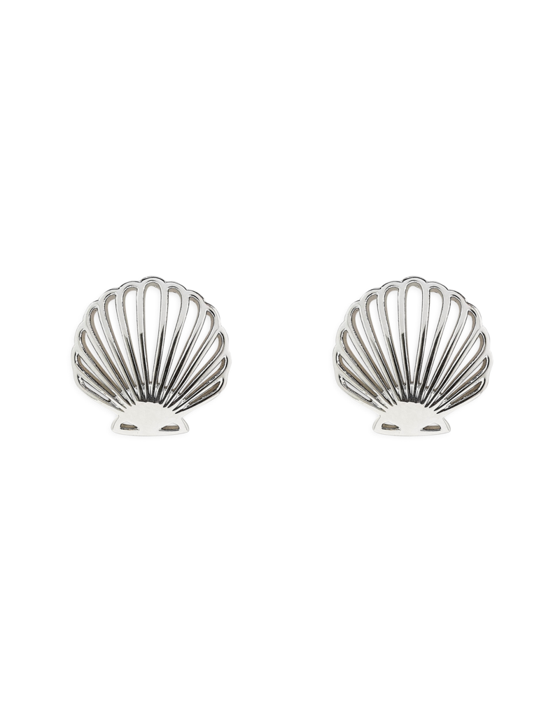 PURA VIDA Delicate Shell Stud Earrings
