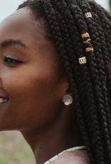 PURA VIDA Delicate Shell Stud Earrings