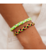 Multi Braided Bracelet in Lemon Lime