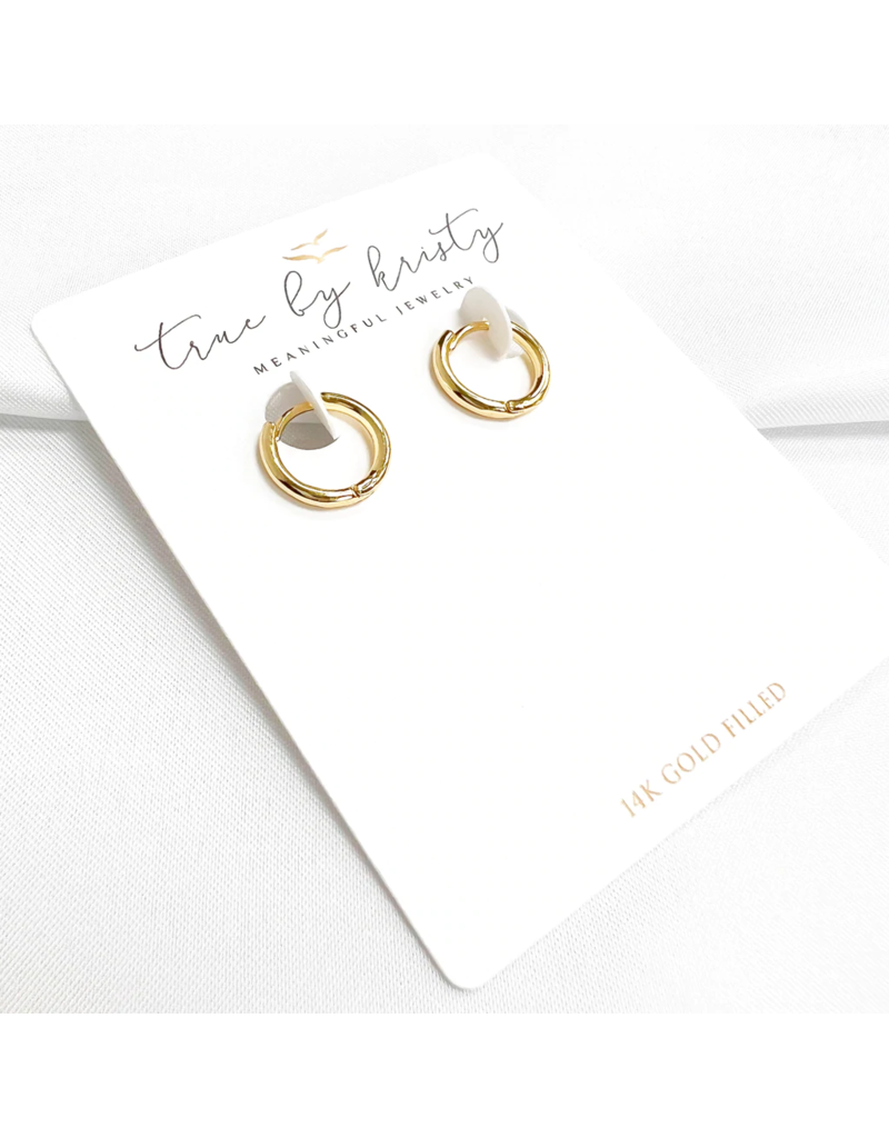 TRUE BY KRISTY Soleil Huggie Hoop Earrings