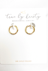 TRUE BY KRISTY Soleil Huggie Hoop Earrings