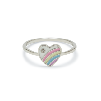 PURA VIDA Pastel Vintage Heart Ring