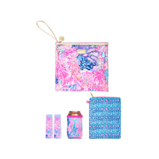 LILLY PULITZER Beach Day Pouch in Splendor In The Sand