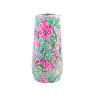 Lilly Pulitzer 10oz Stainless Steel Champagne Flute in Coming In Hot - Her  Hide Out