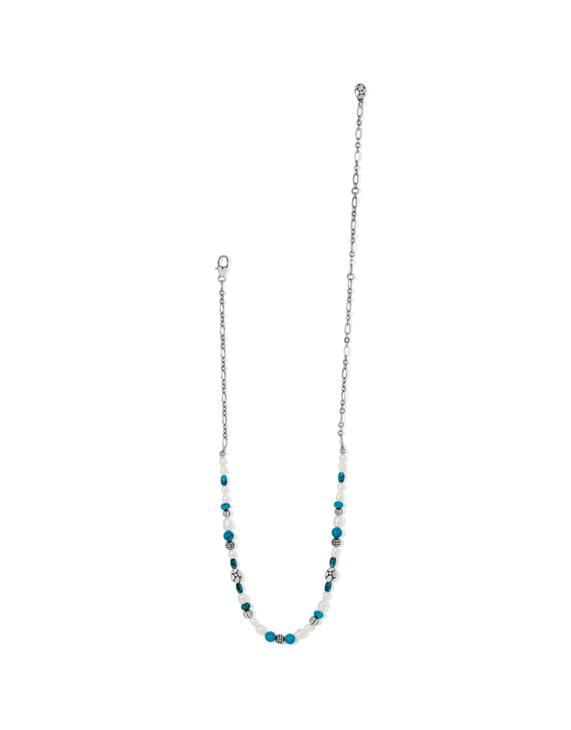 BRIGHTON Pebble Turquoise And Pearl Necklace