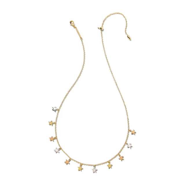 Kendra Scott Sloane Star Strand Necklace in Mixed Metal - Her Hide Out