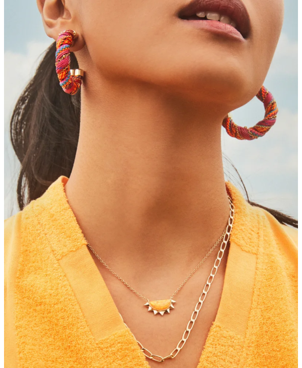 Kendra Scott Sienna Gold Half Sun 