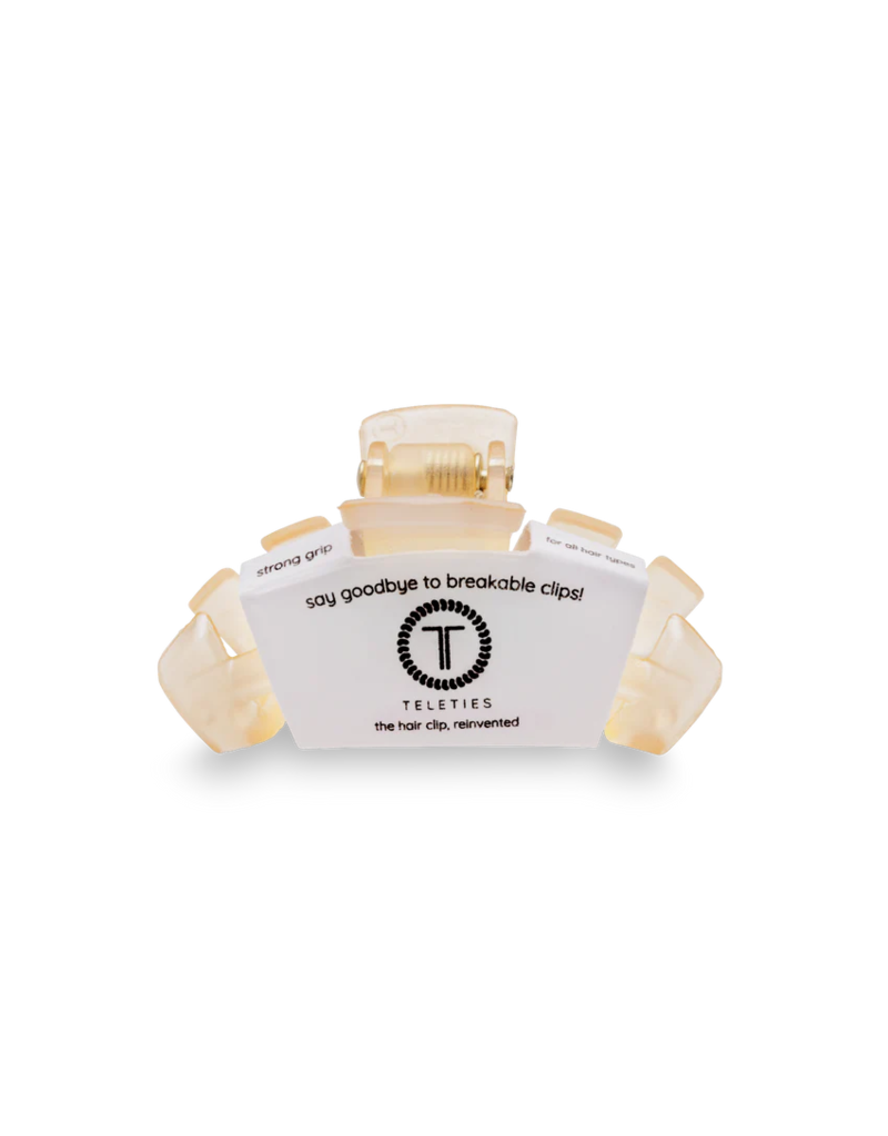 TELETIES Classic Almond Beige Tiny Hair Clip